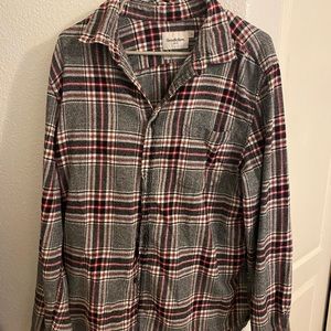 Plaid button down for sale!